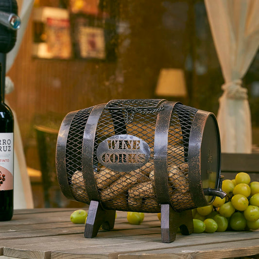 Large Barrel Wine Cork Holder