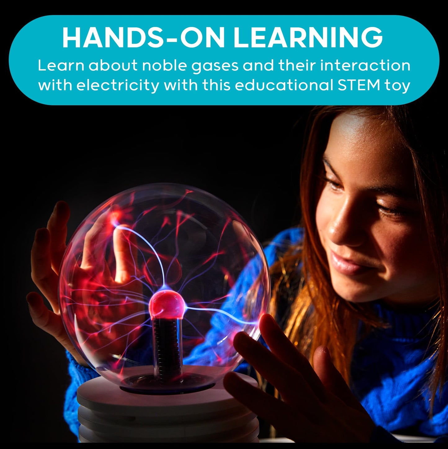 Interactive Plasma Ball Lamp