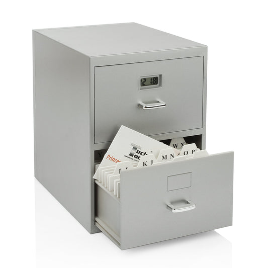 Miniature File Cabinet for Business Cards