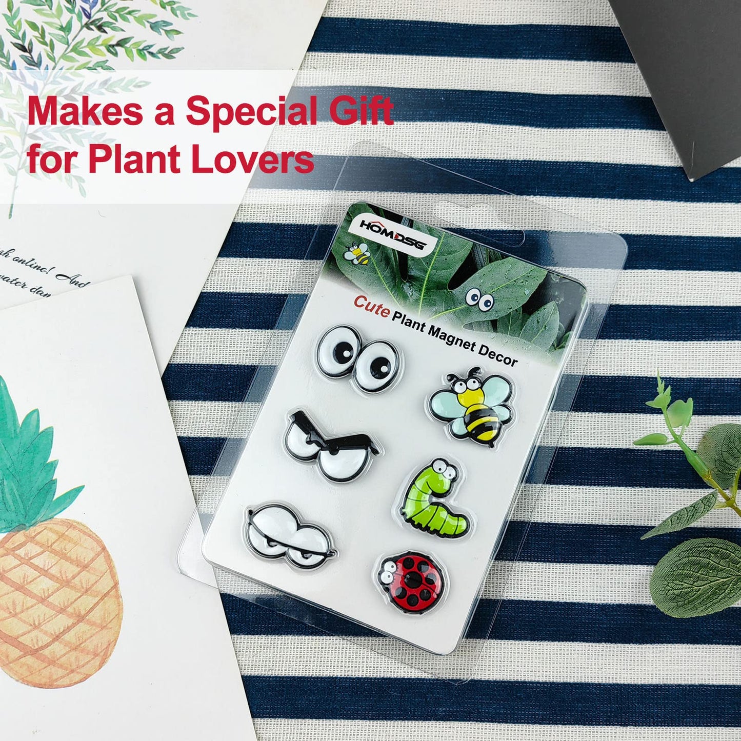 Cute Plant Magnets - Set of 6