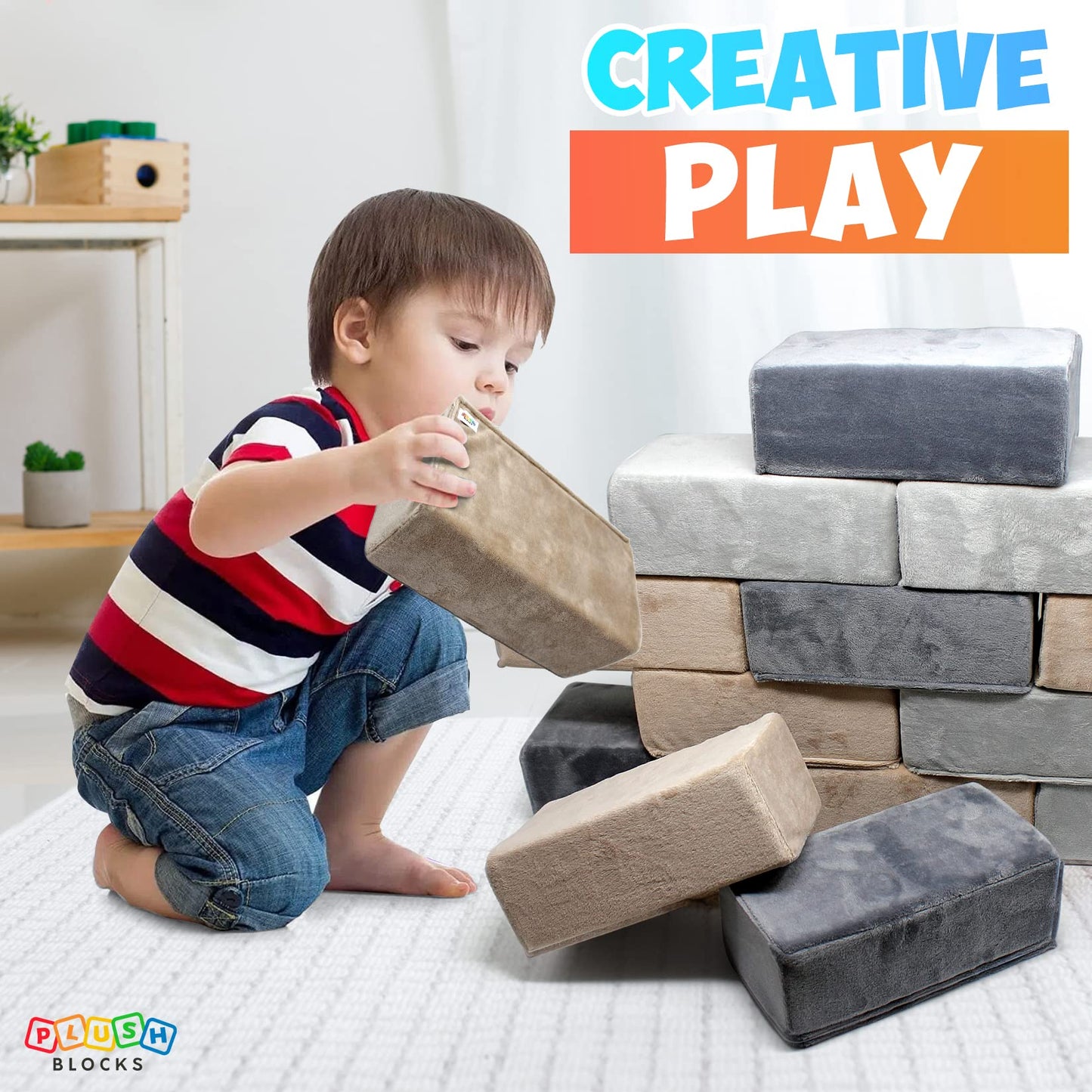 Plush Building Blocks Set