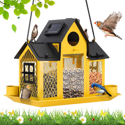 Solar Bird Feeder House