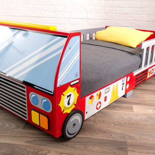 Fire Truck Toddler Bed