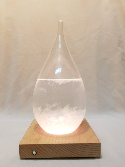 Rechargeable LED Storm Glass Bottle