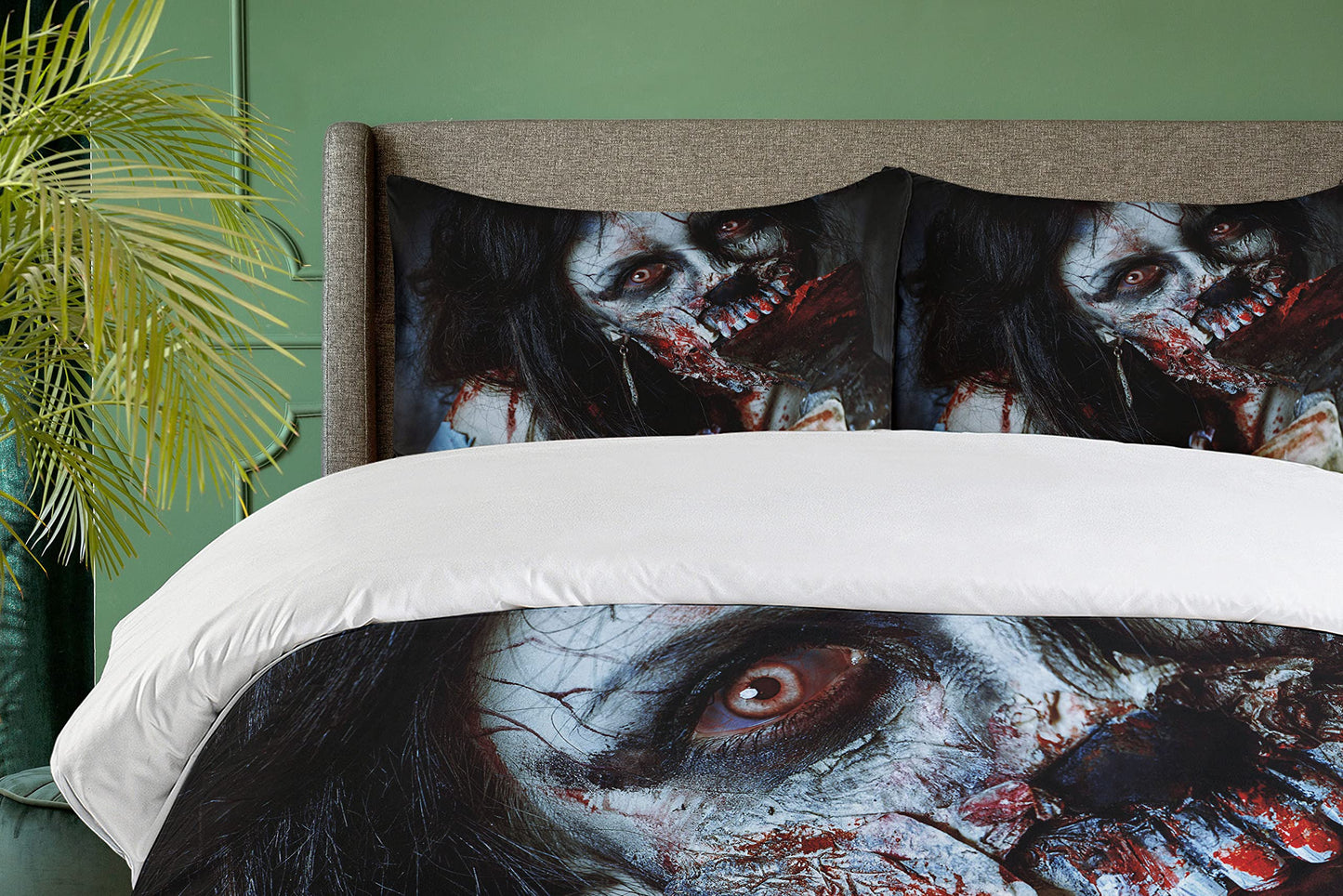 Zombie Halloween Duvet Cover