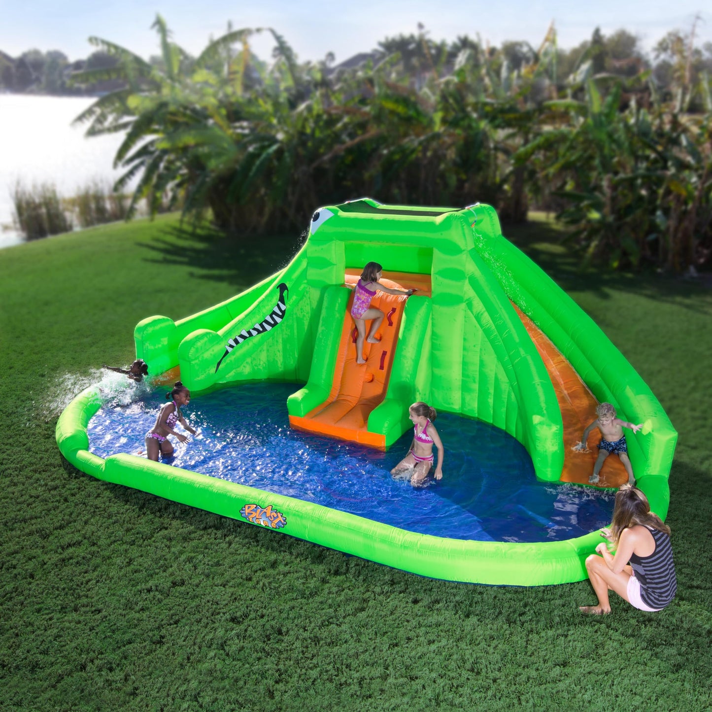 Crocodile Isle Inflatable Water Park