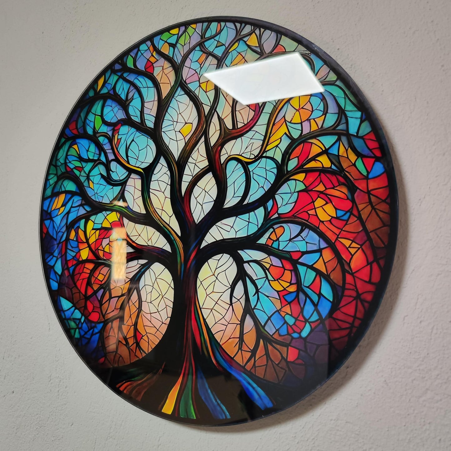 Tree Of Life Tempered Glass Wall Art