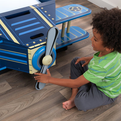 Wooden Airplane Toddler Bed