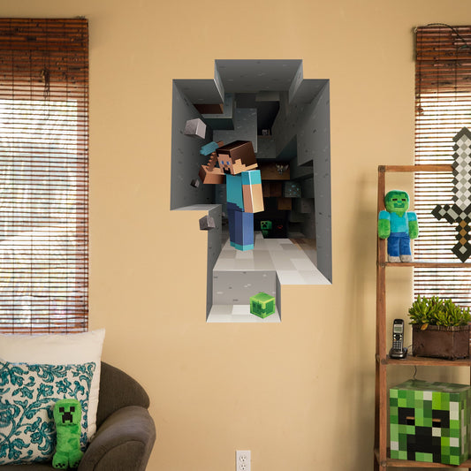 Minecraft Wall Cling Decal Sticker