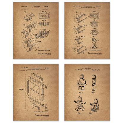 Lego Patent Art Prints