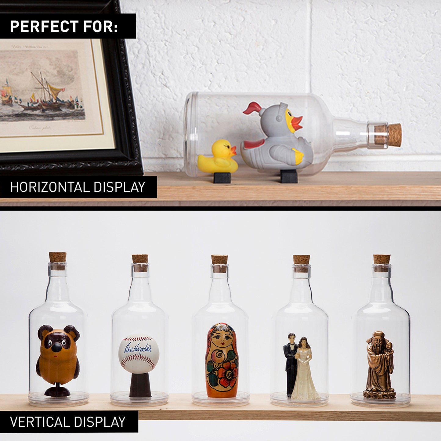 Peleg Design Impossible Bottle Display Case