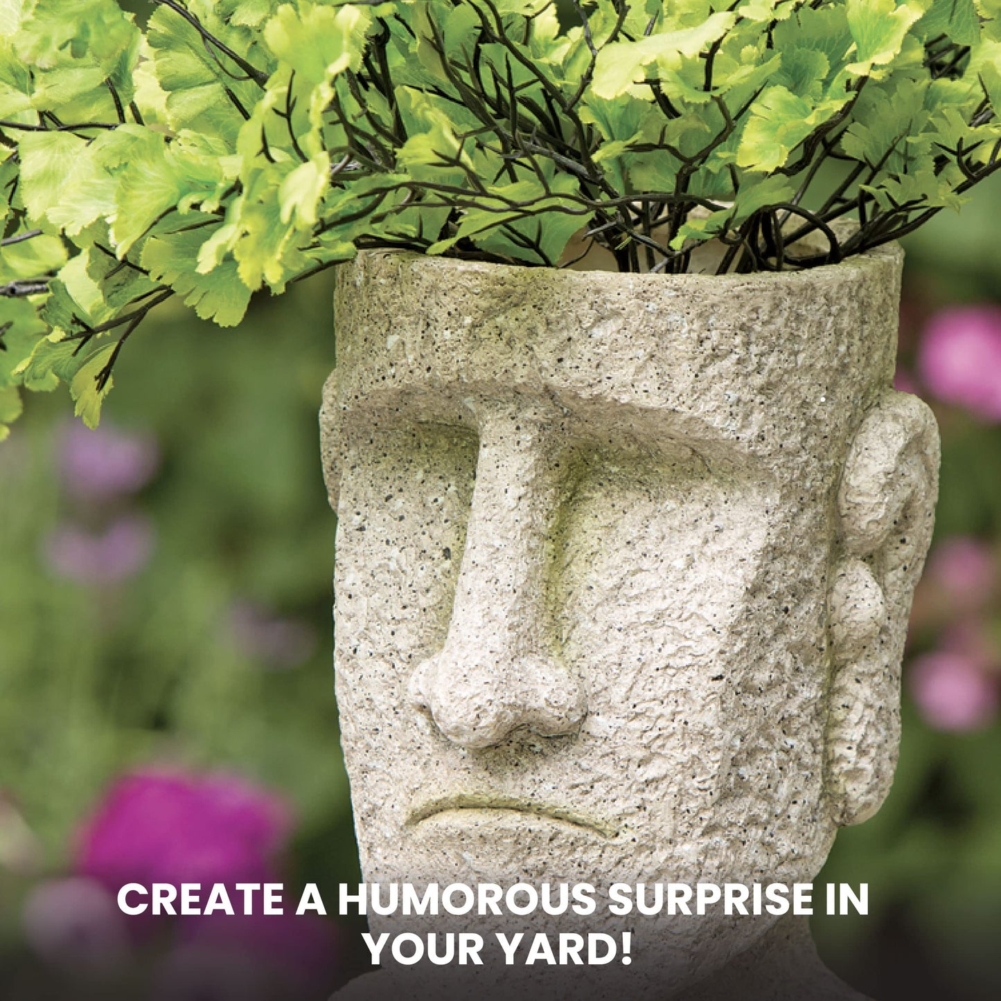 Easter Island Statue Planter