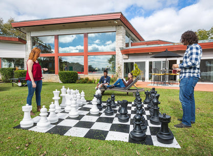 Giant Chess Set with Game Board