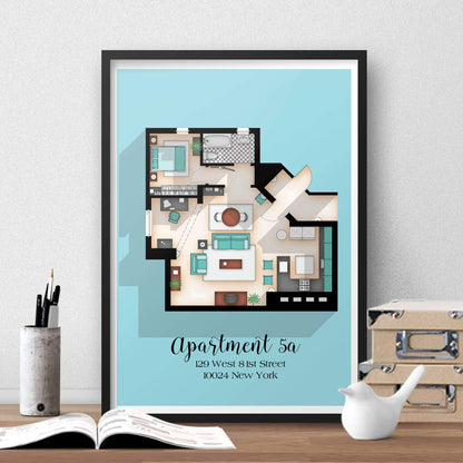 Seinfeld Apartment Poster