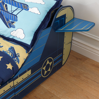 Wooden Airplane Toddler Bed