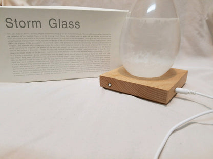 Rechargeable LED Storm Glass Bottle