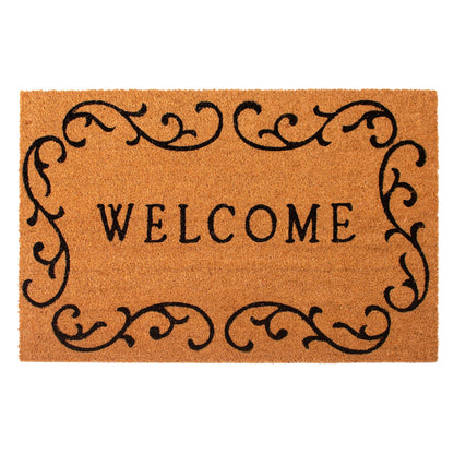 Welcome Curlicue Doormat