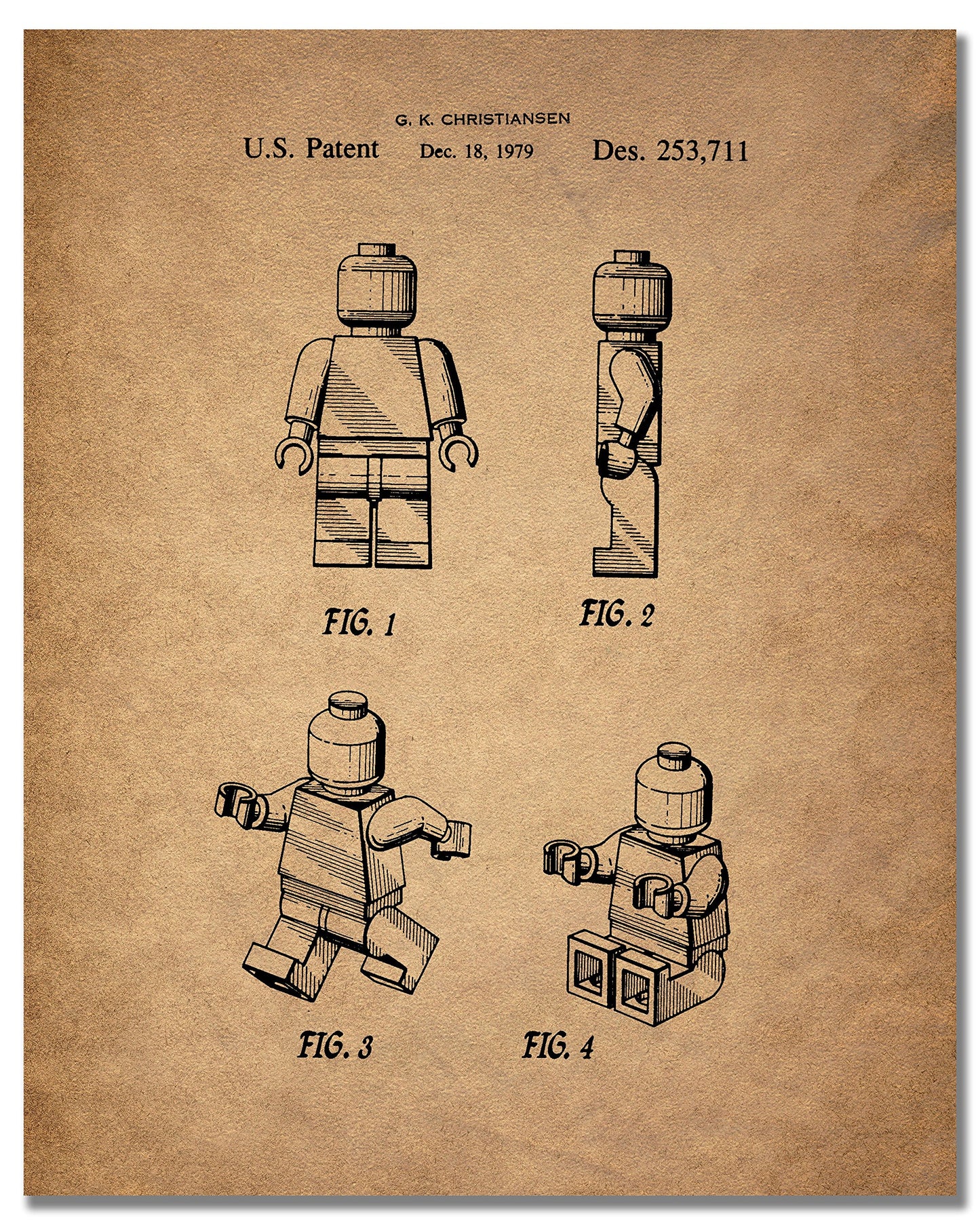 Lego Patent Art Prints